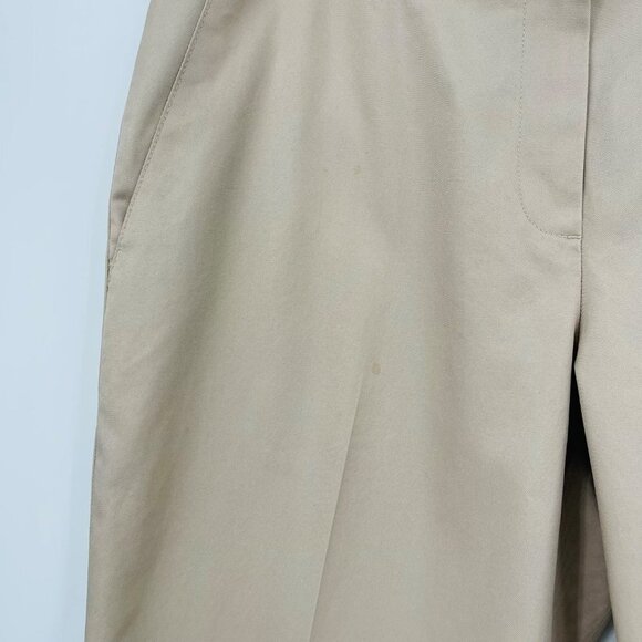 Brooks Brothers Women's Straight Leg Trouser Pants Size 8 Flat Front‎ Tan - Picture 8 of 12